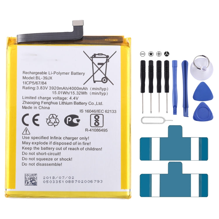 Sostituzione della batteria, For Infinix Note 30 Pro, For Infinix Hot 12 / Hot 20S, For Infinix Zeno X / X6811 / X6810, For Infinix Note 7 / Note 10 / Hot 11S, For Infinix Smart 6 / X6511 / X6511B, For Infinix Hot 9 Play / Hot 10 Play