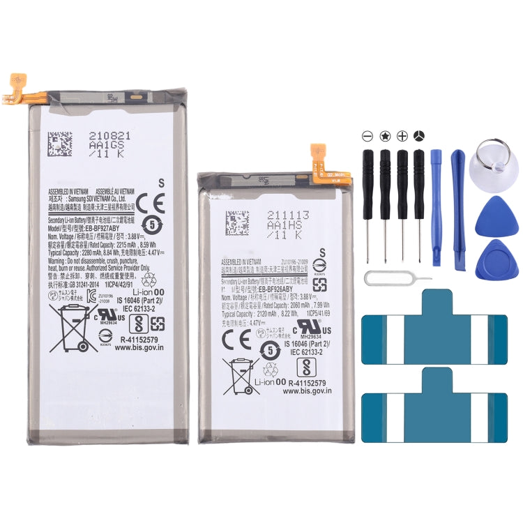 2pcs Battery Replacement, For Samsung Galaxy Z Fold4, For Samsung Galaxy Z Fold3 5G SM-F926