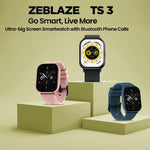 Zeblaze GTS 3 Orologio da chiamata Bluetooth intelligente impermeabile IP68 da 2,03 pollici