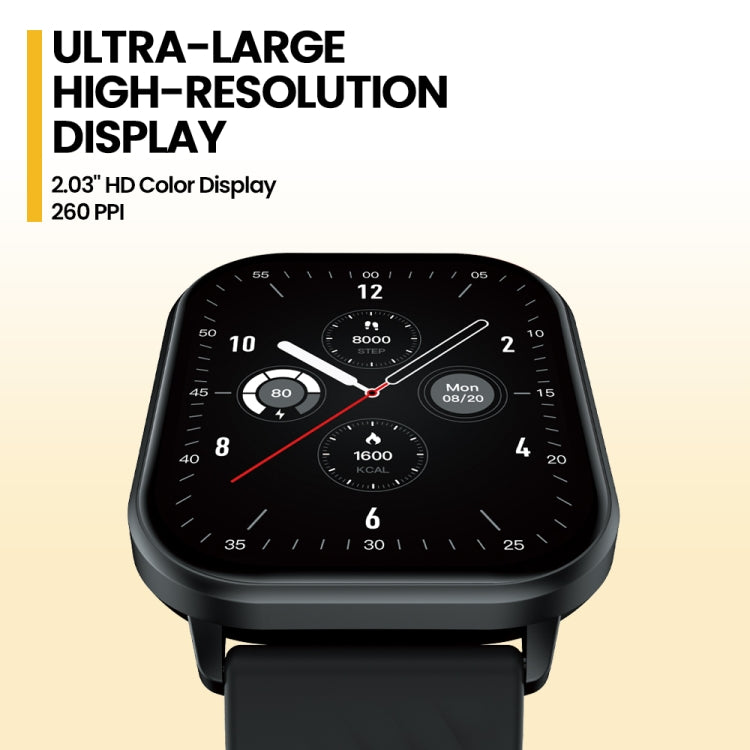 Zeblaze GTS 3 Orologio da chiamata Bluetooth intelligente impermeabile IP68 da 2,03 pollici