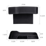 Auto multifunzionale Console Box Portabicchieri Sedile Gap Side Storage Box, stile in pelle, Brown Front Passenger Seat, Beige Front Passenger Seat, Black Front Passenger Seat, Black Main Driver Seat, Beige Main Driver Seat, Brown Main Driver Seat