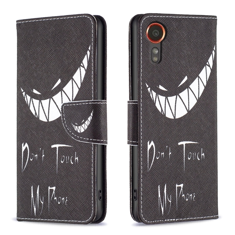 Custodia per telefono in pelle con motivo disegno colorato, For Samsung Galaxy Xcover 7