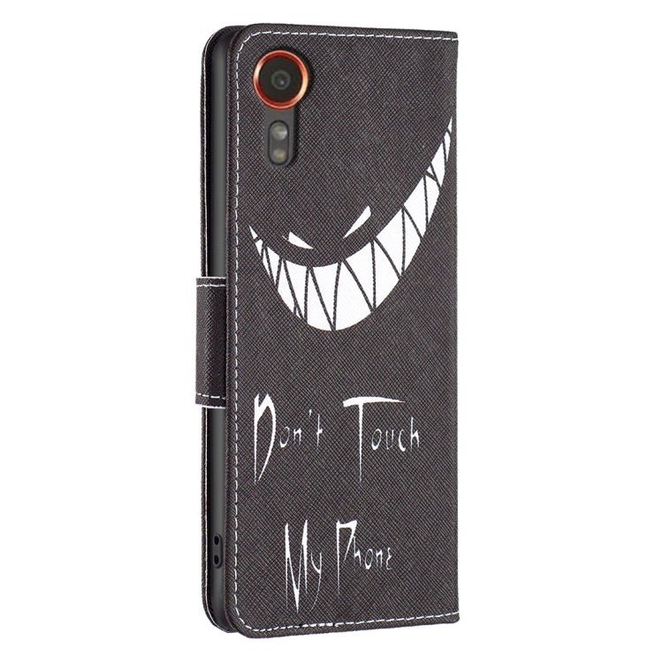 Custodia per telefono in pelle con motivo disegno colorato, For Samsung Galaxy Xcover 7