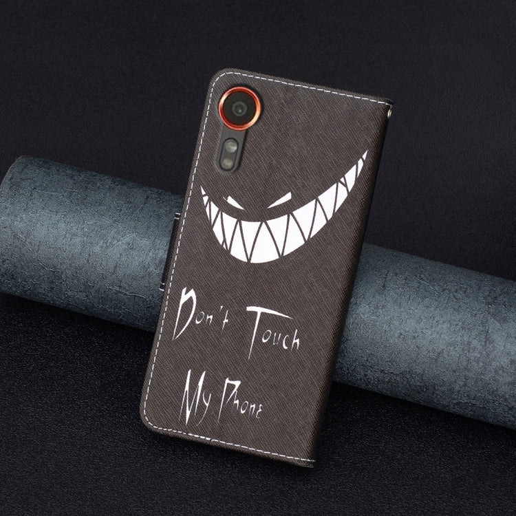 Custodia per telefono in pelle con motivo disegno colorato, For Samsung Galaxy Xcover 7