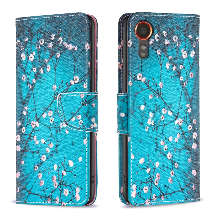 Custodia per telefono in pelle con motivo disegno colorato, For Samsung Galaxy Xcover 7