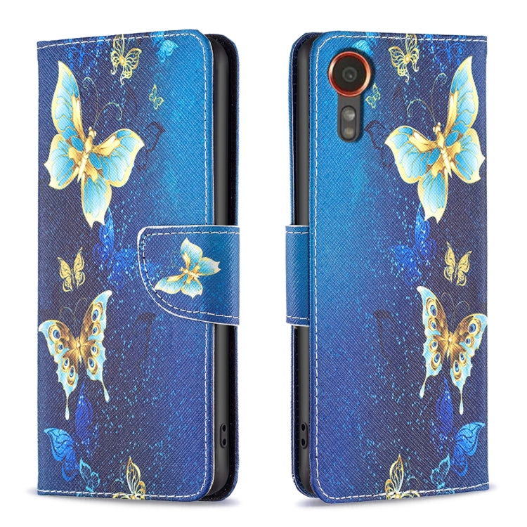 Custodia per telefono in pelle con motivo disegno colorato, For Samsung Galaxy Xcover 7