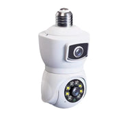 La telecamera intelligente con rilevamento del movimento a doppia lente DP41 supporta l'interfono vocale, DP41 (White), DP41 (Black)