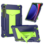Custodia per tablet PC ibrida in silicone robot T Holder, For Samsung Galaxy Tab S9 FE+ / S9+, For Samsung Galaxy Tab S9 FE / S9, For Samsung Galaxy Tab A9+, For Samsung Galaxy Tab A9