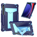 Custodia per tablet PC ibrida in silicone robot T Holder, For Samsung Galaxy Tab S9 FE+ / S9+, For Samsung Galaxy Tab S9 FE / S9, For Samsung Galaxy Tab A9+, For Samsung Galaxy Tab A9