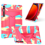 Custodia per tablet PC ibrida in silicone robot T Holder, For Samsung Galaxy Tab S9 FE+ / S9+, For Samsung Galaxy Tab S9 FE / S9, For Samsung Galaxy Tab A9+, For Samsung Galaxy Tab A9