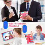 Custodia per tablet PC ibrida in silicone robot T Holder, For Samsung Galaxy Tab S9 FE+ / S9+, For Samsung Galaxy Tab S9 FE / S9, For Samsung Galaxy Tab A9+, For Samsung Galaxy Tab A9