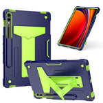 Custodia per tablet PC ibrida in silicone robot T Holder, For Samsung Galaxy Tab S9 FE+ / S9+, For Samsung Galaxy Tab S9 FE / S9, For Samsung Galaxy Tab A9+, For Samsung Galaxy Tab A9