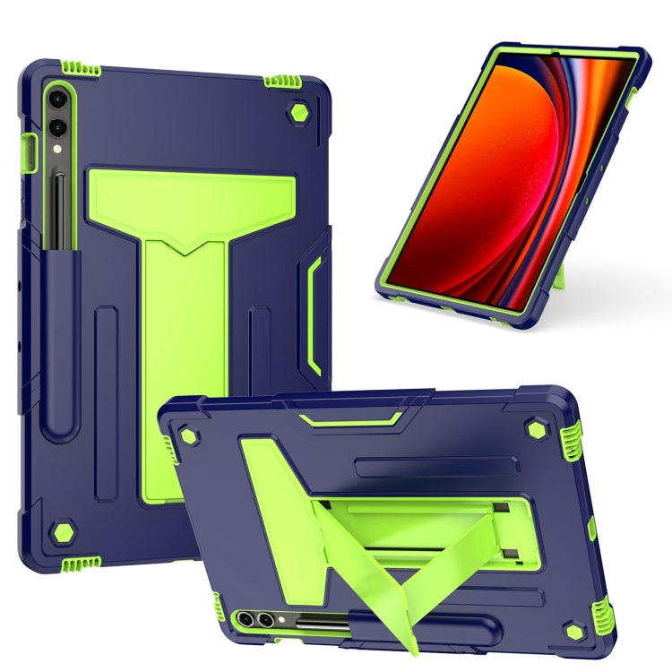 Custodia per tablet PC ibrida in silicone robot T Holder, For Samsung Galaxy Tab S9 FE+ / S9+, For Samsung Galaxy Tab S9 FE / S9, For Samsung Galaxy Tab A9+, For Samsung Galaxy Tab A9