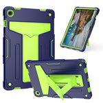 Custodia per tablet PC ibrida in silicone robot T Holder, For Samsung Galaxy Tab S9 FE+ / S9+, For Samsung Galaxy Tab S9 FE / S9, For Samsung Galaxy Tab A9+, For Samsung Galaxy Tab A9