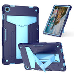 Custodia per tablet PC ibrida in silicone robot T Holder, For Samsung Galaxy Tab S9 FE+ / S9+, For Samsung Galaxy Tab S9 FE / S9, For Samsung Galaxy Tab A9+, For Samsung Galaxy Tab A9
