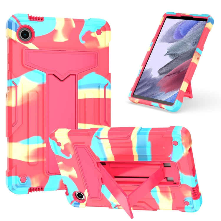Custodia per tablet PC ibrida in silicone robot T Holder, For Samsung Galaxy Tab S9 FE+ / S9+, For Samsung Galaxy Tab S9 FE / S9, For Samsung Galaxy Tab A9+, For Samsung Galaxy Tab A9