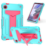 Custodia per tablet PC ibrida in silicone robot T Holder, For Samsung Galaxy Tab S9 FE+ / S9+, For Samsung Galaxy Tab S9 FE / S9, For Samsung Galaxy Tab A9+, For Samsung Galaxy Tab A9