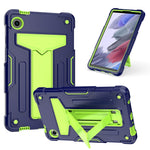 Custodia per tablet PC ibrida in silicone robot T Holder, For Samsung Galaxy Tab S9 FE+ / S9+, For Samsung Galaxy Tab S9 FE / S9, For Samsung Galaxy Tab A9+, For Samsung Galaxy Tab A9