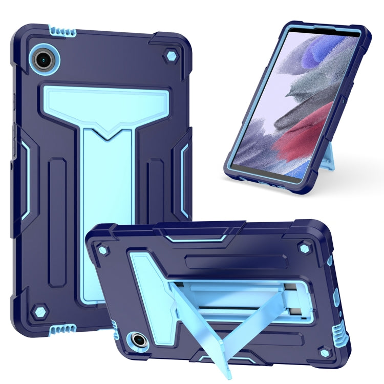 Custodia per tablet PC ibrida in silicone robot T Holder, For Samsung Galaxy Tab S9 FE+ / S9+, For Samsung Galaxy Tab S9 FE / S9, For Samsung Galaxy Tab A9+, For Samsung Galaxy Tab A9