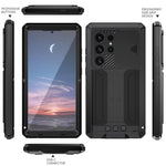 Custodia impermeabile con supporto per Samsung Galaxy S25 Ultra