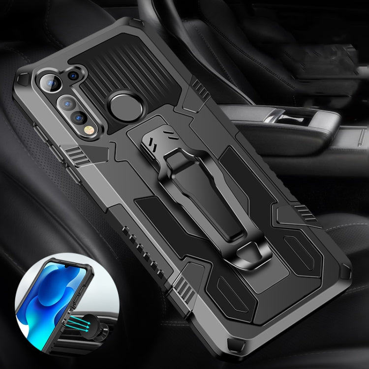 Machine Armor Warrior PC antiurto + custodia protettiva in TPU, For Motorola Moto G8 Power