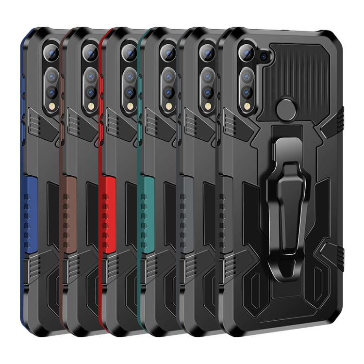 Machine Armor Warrior PC antiurto + custodia protettiva in TPU, For Motorola Moto G8 Power