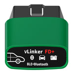 VLINKER FD + V2.2 Bluetooth 4.0 Rilevatore diagnosi guasti OBD per auto, FD + V2.2 Bluetooth 4.0