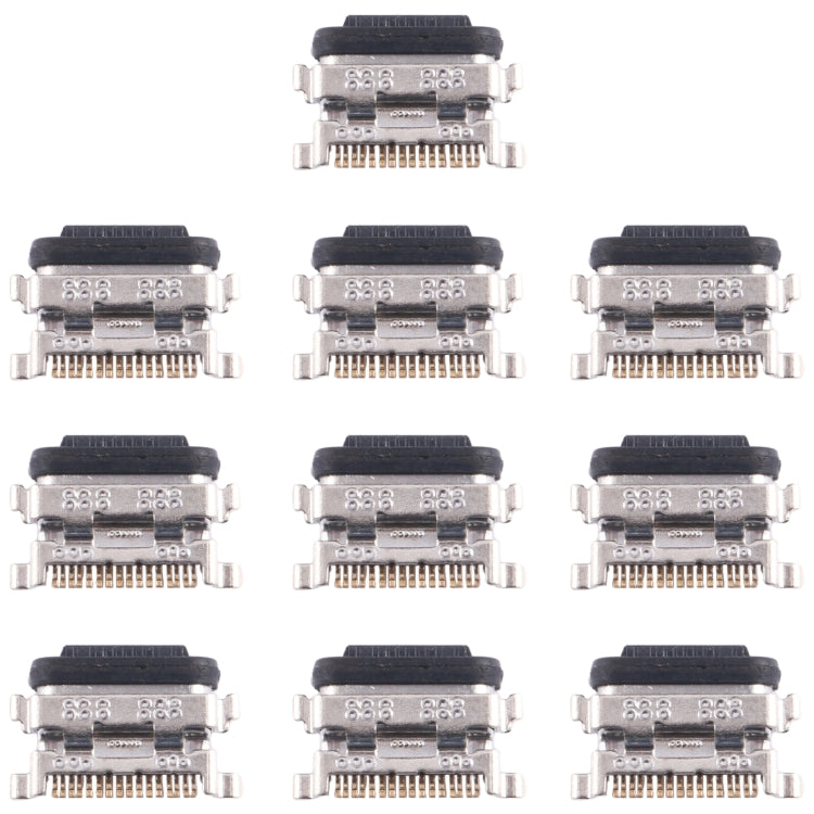 Connettore porta di ricarica originale da 10 pezzi, For Xiaomi Mi 10T 5G, For Xiaomi Mi 10T Pro 5G, For Xiaomi 10 Ultra, For Xiaomi Redmi K30 Ultra, For Xiaomi Mi 10 Youth 5G, For Xiaomi Mi 10 Lite 5G, For Xiaomi 10 Pro 5G, For Xiaomi 10 5G