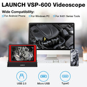 LANCIO VSP-600 Per X431 Pro3S+ / V / V+ / PAD-V USB HD Strumento di riparazione auto per endoscopio, VSP-600