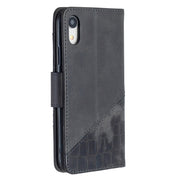 Custodia in pelle sintetica per iPhone XR/XS/X