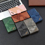 Custodia portafoglio in pelle sintetica per iPhone XR/XS/X