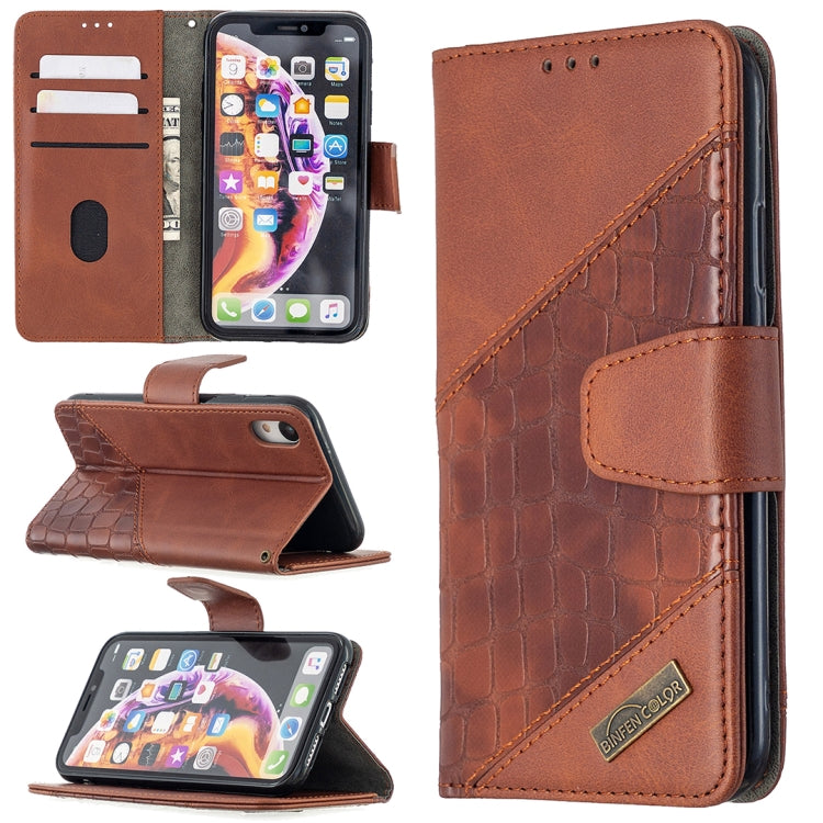 Custodia portafoglio in pelle sintetica per iPhone XR/XS/X