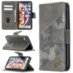 Custodia portafoglio in pelle sintetica per iPhone XR/XS/X