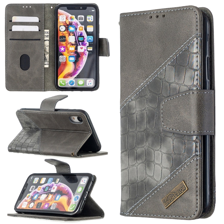 Custodia portafoglio in pelle sintetica per iPhone XR/XS/X