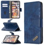 Custodia portafoglio in pelle sintetica per iPhone XR/XS/X