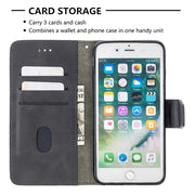 Custodia in pelle sintetica per iPhone 8 Plus e 11