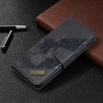 Custodia portafoglio in pelle sintetica per iPhone 8 Plus e 11