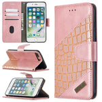 Custodia portafoglio in pelle sintetica per iPhone 8 Plus e 11