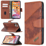 Custodia portafoglio in pelle sintetica per iPhone 8 Plus e 11