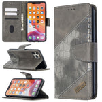 Custodia portafoglio in pelle sintetica per iPhone 8 Plus e 11