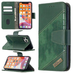 Custodia portafoglio in pelle sintetica per iPhone 8 Plus e 11