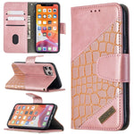 Custodia portafoglio in pelle sintetica per iPhone 8 Plus e 11