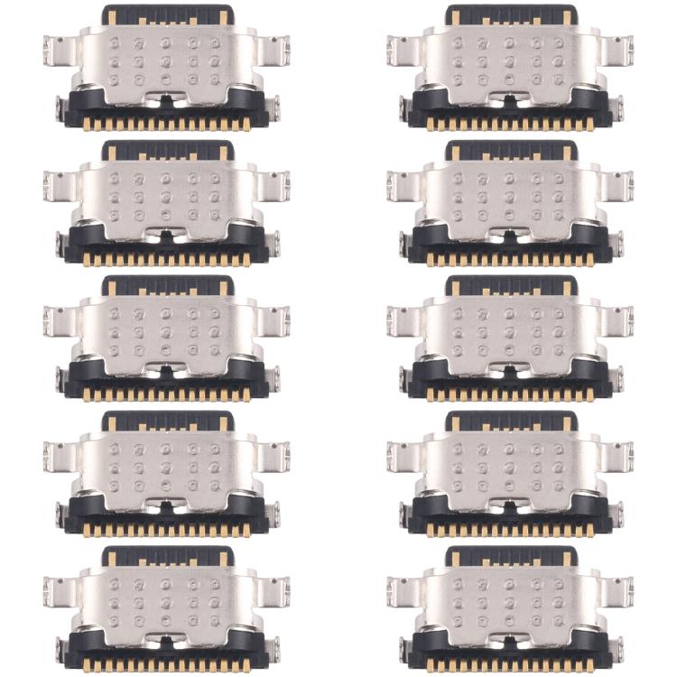 Connettore porta di ricarica originale da 10 pezzi, For Tecno Camon 20 Pro, For Tecno Camon 20, For Tecno Spark 10 Pro, For Tecno Camon 19 Neo, For Tenco Spark Go 2022
