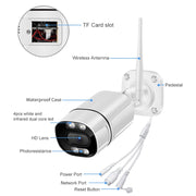 La telecamera intelligente per visione notturna con rilevamento del movimento Q39 supporta l'interfono vocale, US Plug, EU Plug, AU Plug, UK Plug