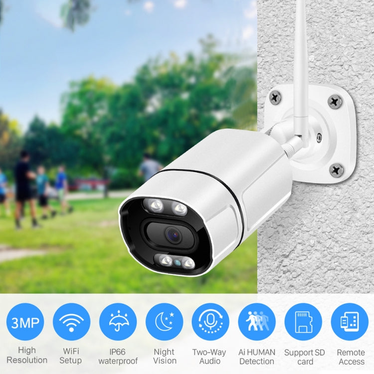 Telecamera IP Q39 con visione notturna e interfono vocale