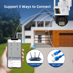 Telecamera IP WiFi con visione notturna e rilevamento movimento
