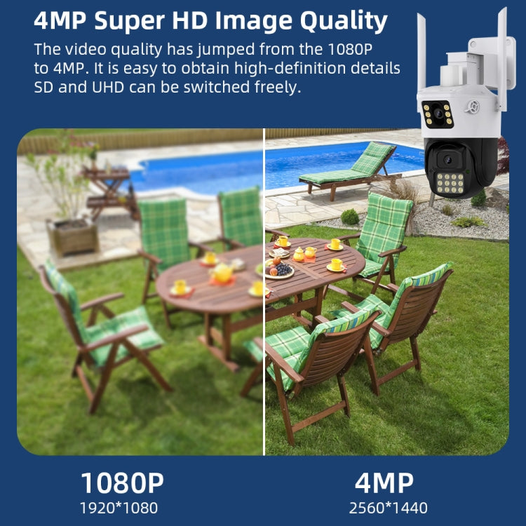 Telecamera IP WiFi con visione notturna e rilevamento movimento