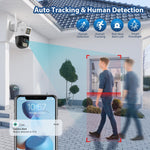 Telecamera IP WiFi con visione notturna e rilevamento movimento