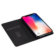 Custodia in pelle flip per iPhone XR