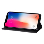 Custodia portafoglio in pelle flip per iPhone XR